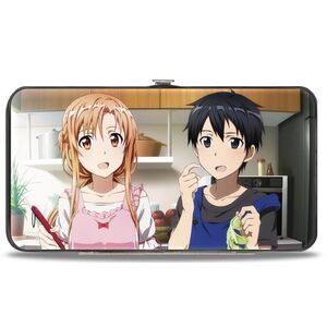 9432 Sword Art Online Wallet, Hinged, Sword Art Online Asuna and Kirito
